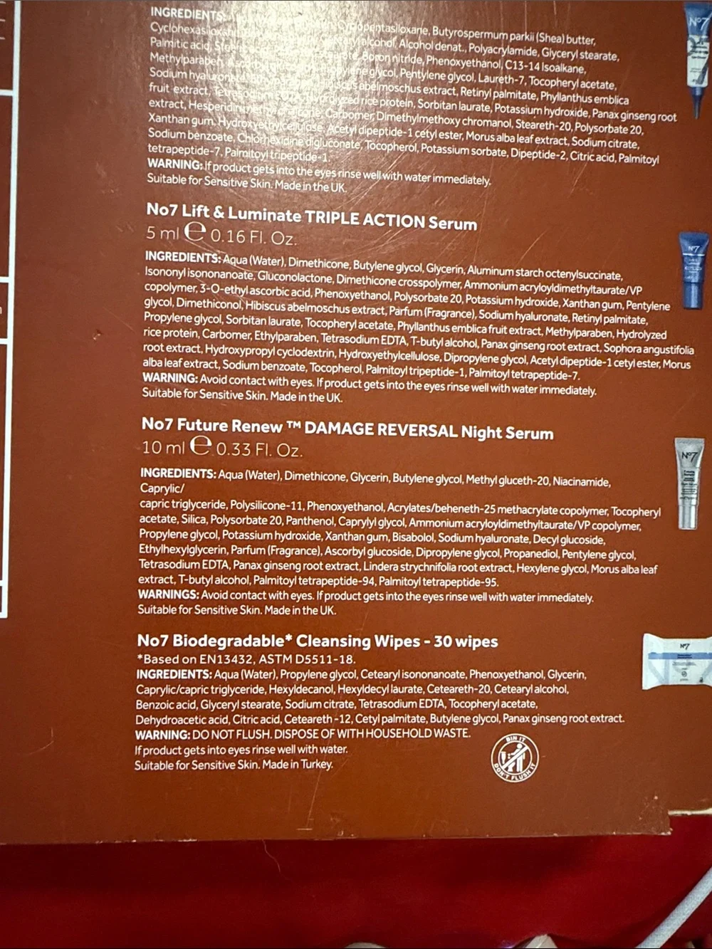 No7 Lift & Luminate Skincare Set - Full size products.  Sealed products